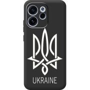 Чорний чохол BoxFace OPPO Reno 15 F Тризуб монограмма ukraine