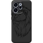 Чорний чохол BoxFace OPPO Reno 15 F Lion