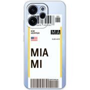 Прозорий чохол BoxFace OPPO Reno 15 FS Ticket Miami