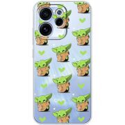 Прозорий чохол BoxFace OPPO Reno 15 FS Pattern Baby Yoda