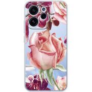 Прозорий чохол BoxFace OPPO Reno 15 FS Rose