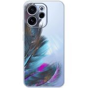 Прозорий чохол BoxFace OPPO Reno 15 FS Feathers