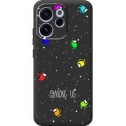 Чорний чохол BoxFace OPPO Reno 15 FS Among Us Invisible