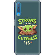 Чехол Uprint Samsung A750 Galaxy A7 2018 Strong in me Cuteness is