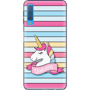 Чехол Uprint Samsung A750 Galaxy A7 2018 Unicorn
