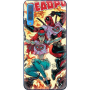 Чехол Uprint Samsung A750 Galaxy A7 2018 Deadpool and Mary Jane