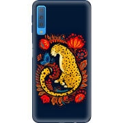 Чехол Uprint Samsung A750 Galaxy A7 2018 Petrykivka Leopard
