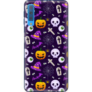 Чехол Uprint Samsung A750 Galaxy A7 2018 Halloween Purple Mood