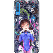 Чехол Uprint Samsung A750 Galaxy A7 2018 Overwatch D.VA