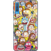 Чехол Uprint Samsung A750 Galaxy A7 2018 Rick and Morty