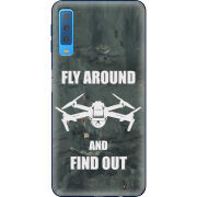 Чехол Uprint Samsung A750 Galaxy A7 2018 Дрон Fly Around