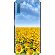Чехол Uprint Samsung A750 Galaxy A7 2018 Подсолнухи