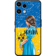 Чохол BoxFace Nothing Phone (3a) Lite Україна дівчина з букетом