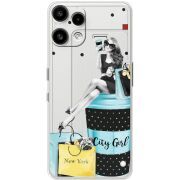 Прозорий чохол BoxFace Nothing Phone (3a) Lite City Girl