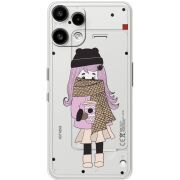 Прозорий чохол BoxFace Nothing Phone (3a) Lite Winter Morning Girl