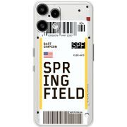 Прозорий чохол BoxFace Nothing Phone (3a) Lite Ticket Springfield