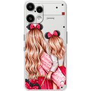 Прозорий чохол BoxFace Nothing Phone (3a) Lite Mouse Girls