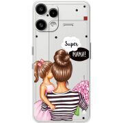 Прозорий чохол BoxFace Nothing Phone (3a) Lite Super Mama and Daughter