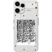 Прозорий чохол BoxFace Nothing Phone (3a) Lite Blah Blah