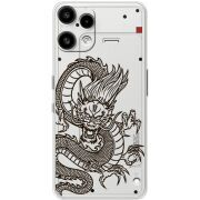 Прозорий чохол BoxFace Nothing Phone (3a) Lite Chinese Dragon