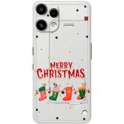 Прозорий чохол BoxFace Nothing Phone (3a) Lite Merry Christmas