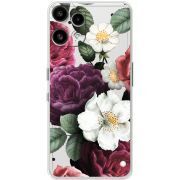 Прозорий чохол BoxFace Nothing Phone (3a) Lite Floral Dark Dreams
