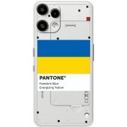 Прозорий чохол BoxFace Nothing Phone (3a) Lite Pantone вільний синій