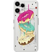 Прозорий чохол BoxFace Nothing Phone (3a) Lite Donuts