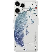 Прозорий чохол BoxFace Nothing Phone (3a) Lite Feather