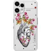 Чохол зі стразами Nothing Phone (3a) Lite Heart