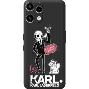 Чорний чохол BoxFace Nothing Phone (3a) Lite For Karl