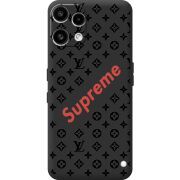 Чорний чохол BoxFace Nothing Phone (3a) Lite Style S