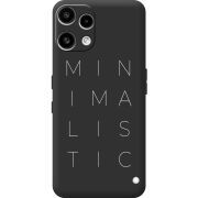 Чорний чохол BoxFace Nothing Phone (3a) Lite Minimalistic