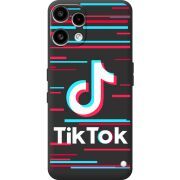 Чорний чохол BoxFace Nothing Phone (3a) Lite Tik Tok