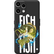 Чорний чохол BoxFace Nothing Phone (3a) Lite Fish