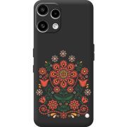 Чорний чохол BoxFace Nothing Phone (3a) Lite Ukrainian Ornament