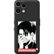 Чорний чохол BoxFace Nothing Phone (3a) Lite Attack On Titan - Ackerman