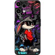 Чорний чохол BoxFace Nothing Phone (3a) Lite Малий вухань