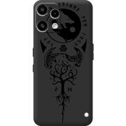 Чорний чохол BoxFace Nothing Phone (3a) Lite Hugin and Munin