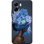 Чохол BoxFace OPPO A6x Exquisite Blue Flowers