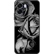 Чохол BoxFace OPPO A6x Black and White Roses