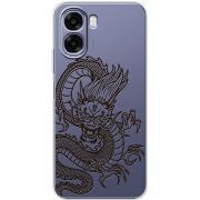 Прозорий чохол BoxFace OPPO A6x Chinese Dragon