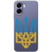 Прозорий чохол BoxFace OPPO A6x Gold Trident