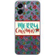 Прозорий чохол BoxFace OPPO A6x Vintage Christmas Pattern