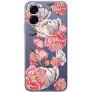 Прозорий чохол BoxFace OPPO A6x Peony Watercolor Style
