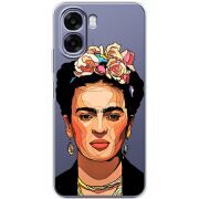 Прозорий чохол BoxFace OPPO A6x Фрида Кало