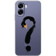 Прозорий чохол BoxFace OPPO A6x Swan question