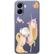 Прозорий чохол BoxFace OPPO A6x Uni Blonde