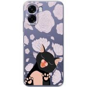 Прозорий чохол BoxFace OPPO A6x Meow