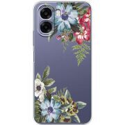 Прозорий чохол BoxFace OPPO A6x Floral